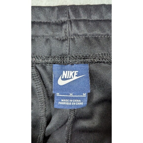 Nike Men Pants Medium‎ Sweatpants Athletic Vintage Track Spellout Zip Hems - Picture 9 of 16